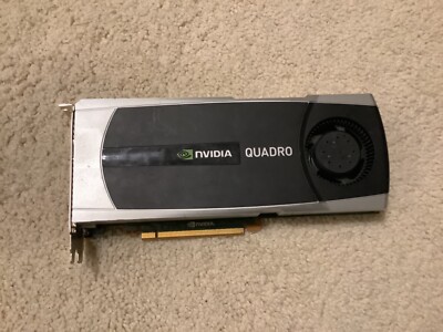 PNY NVIDIA Quadro 5000 (VCQ5000-PB) 2.5GB GDDR5 Graphics Card WORKING!