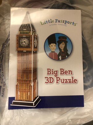 Little Passports A Global Adventure Big Ben 3D Puzzle