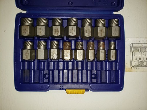 Irwin Hanson 25pc Hex Multi-Spline ScrewExtractor Set 1/8" to 7/8" #53227 15 Pc - Bild 12 von 12