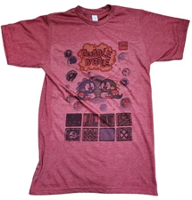 Bubble Bobble Game  Online Gaming Meme T-shirt Unisex vintage red color