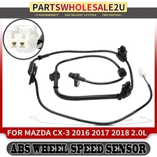 Rear Right Passenger ABS Wheel Speed Sensor for Mazda CX-3 2016 2017 2018 2-Pin