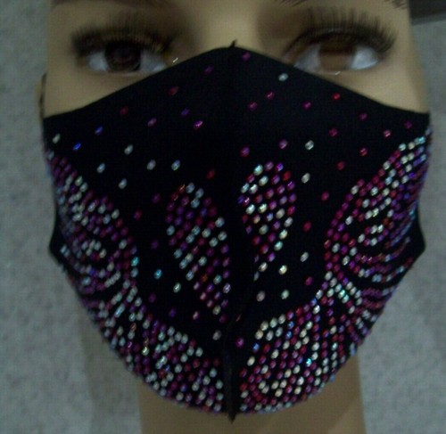 Face Mask Sparkly Reusable Washable Breathable - Picture 2 of 2