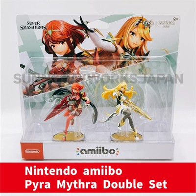 Nintendo amiibo Pyra Mythra Double Set  Super Smash Bros. Homura Hikari New