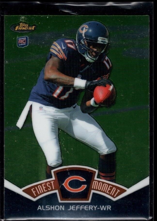 ALSHON JEFFERY   EAGLES ROOKIE REFRACTOR RC SP 2012 FINEST TOPPS CHROME 4A