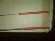 24" Straight Tweezers  Rubber Coated Tips for Aquariums or Reptiles  Brand New