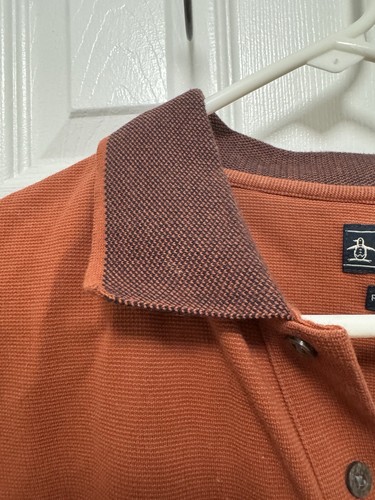 Grand Slam Performance Polo XXL Orange W/ Penguin On Pocket - Picture 5 of 9