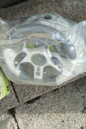 Microsoft Xbox 360 Steering Wheel and controller