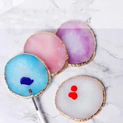 Misch Malerei Palette Acryl weiß Nail Art UV GEL Farbmisch Palette Nagelmalerei - Bild 1 von 4