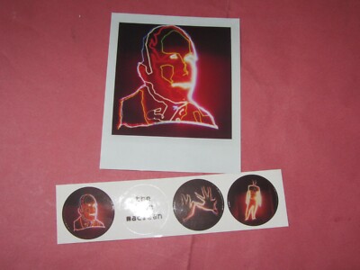 The Juan Maclean Less Than Human Promo Flyer Polaroid Decal Sticker John MacLean