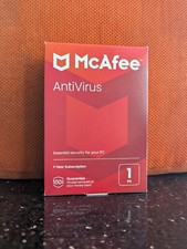 McAfee AntiVirus for 1 User Windows Product Key Card MAB21EST1RAAM 