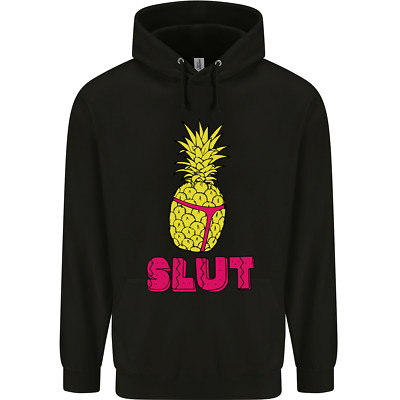 Ananas Schlampe lustiges Filmmotiv Herren 80% Baumwolle Hoodie