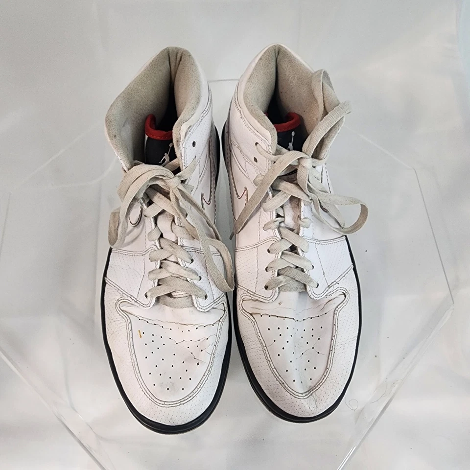 Nike Air Jordan 1 Retro Cinco de Mayo Hombres 11.5 Blanco HI Top Tenis Usados/Usados Foto 4 de 4