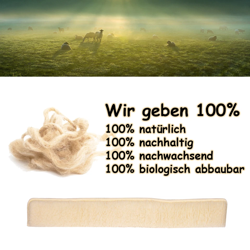 Tür Zugluftstopper Windstopper 100cm beige für Türen Dichtung Rolle Durchzug - Bild 3 von 4