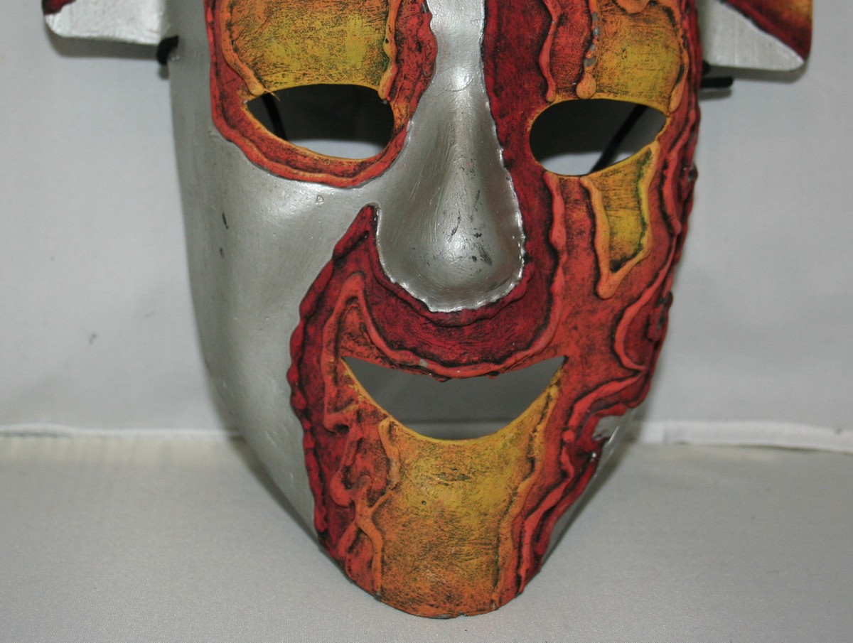 Masskara Azatri Souvenirs Paper Mache Mask from The Philippines | eBay, image size:1200x905