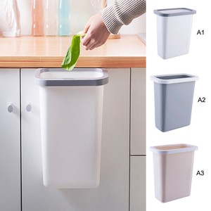 Kitchen Door Back Cabinet Hanging Trash Can Waste Bin Desk Garbage