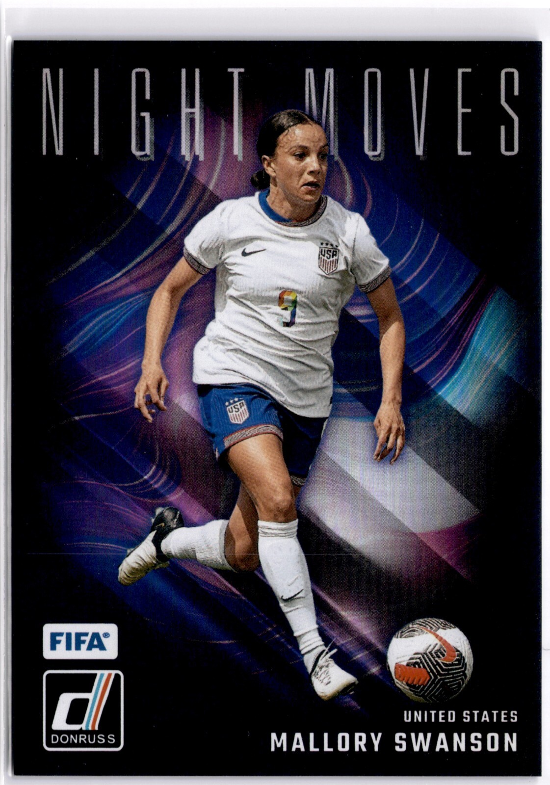 Mallory Swanson 2024 -25 Panini Donruss Night Moves #18 USWNT (Case Hit) - B