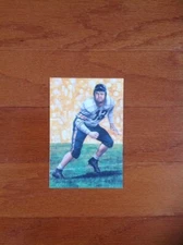 Joe Stydahar Bears unsigned Goal Line Art Card in Toploader