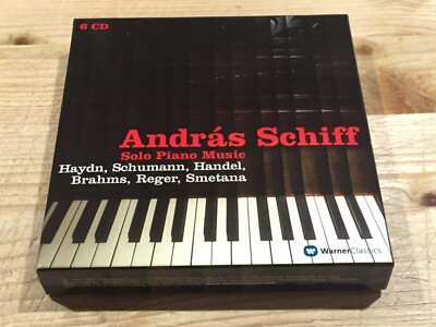 Signed by ANDRAS SCHIFF Solo Piano Music WARNER CLASSICS 6 CD BOX NEW Signiert