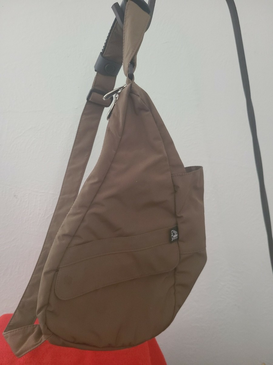 AmeriBag Healthy Back Bag Ergonomic Sling - Microfiber Brown AmeriBag 17 main image 3