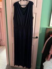 Club L Navy Maxi Dress Size 28