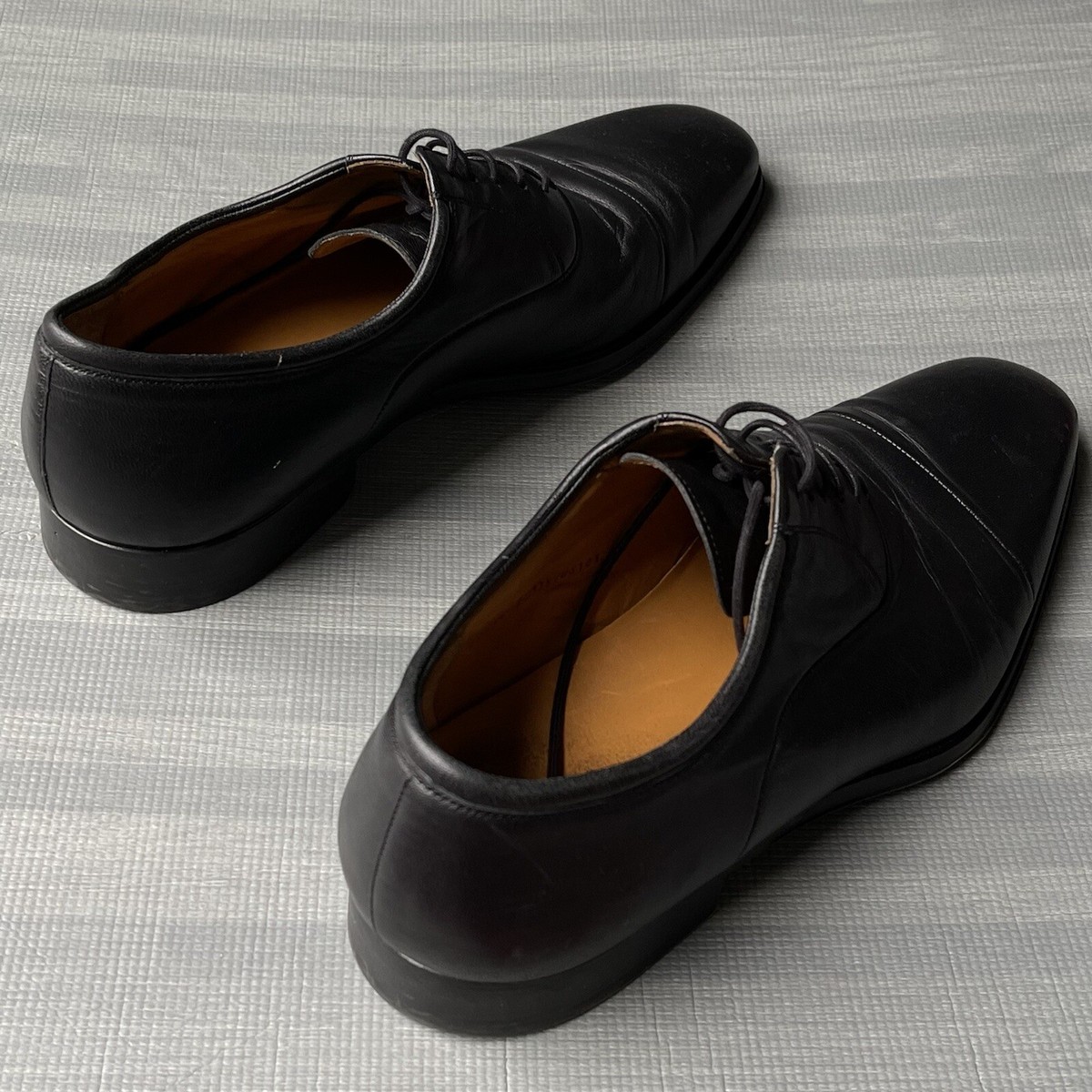 Magnanni \'Federico\' Cap Toe Oxfords Black Leather Mens Size 10 1/2 MSRP $298 Magnanni  main image 4
