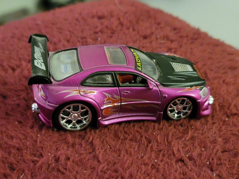 Kentoys Toyota Alteza Street Racer Magenta Purple, 1:60 Scale, Genuine KDM Item. - Image 2 of 4