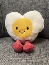 Authentic Jellycat Amuseables Heart Egg Sold Out NWT