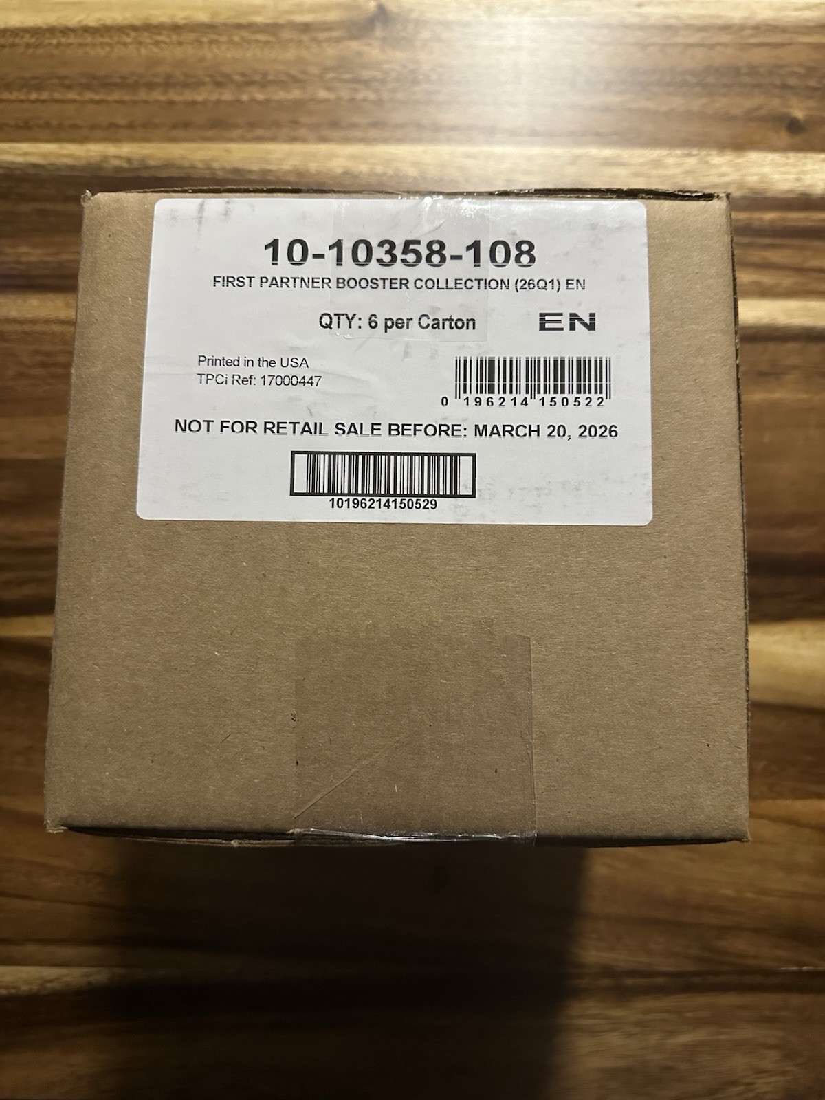 Case of 6 - Pokemon TCG First Partner Illustration Collection Series 1 IN HAND