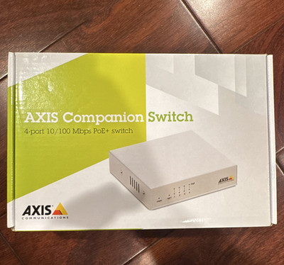 Axis AXIS Companion Switch 4-Port PoE+ Unmanaged Fast Ethernet Standalone