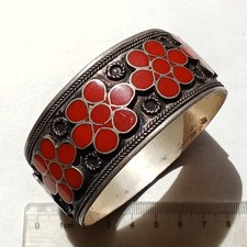 Vintage Handmade Brass Bracelet Berber Moroccan Bangle Brass Tribal Bracelet