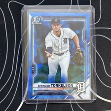 2021 Bowman Sapphire Chrome Spencer Torkelson BCP-187 IMAGE VARIATION 🔥🔥🔥