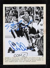 2011-12 Upper Deck Parkhurst Champions Bill Barber Brad Park #122 Auto HOF o4e