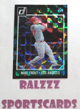 Mike Trout 2017 Donruss Elite Series Black #ES-24 11/25 Angels