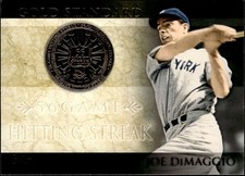 2012 Topps Baseball Joe DiMaggio Gold Standard #GS-46 New York Yankees