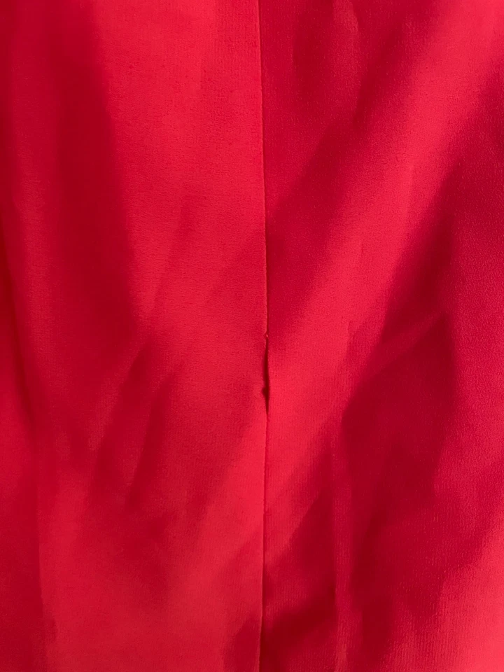🔥 JIL SANDER® RARE Vintage Y2K Red Satin Skirt  size 34 / S - Image 4 of 4
