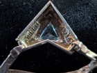 Vintage Sterling Silver And Blue Topaz Necklace — photo 2