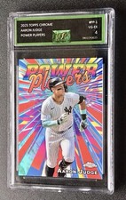 2025 Topps Chrome Aaron Judge Power Players EJE 4 VG-EX