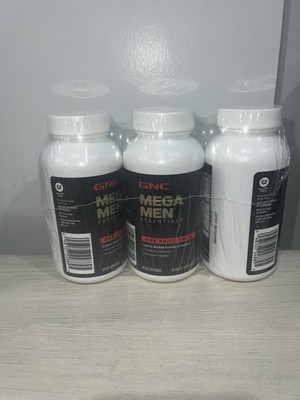 GNC Mega Men Essentials Multivitamin Caplets Men, Immune Support (60) 3 pack