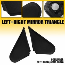 Car Side Mirror Corner Cover Trim Set For TOYOTA RAV4 2013-2018 Triangle From US