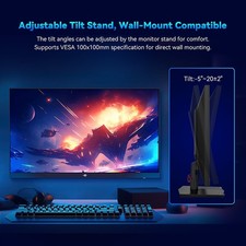 Titan P27GR 27inch Gaming Monitor,2K Gaming PC QHD 200Hz 1ms Computers Monitors 11