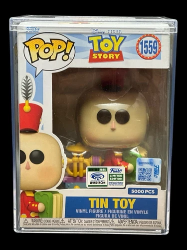 Funko Pop! Tin Toy 1559 - Toy Story - 2025 WonderCon Exclusive Sticker w/Shield