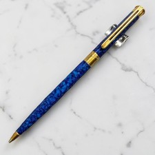 Montblanc Noblesse Oblige Mechanical Pencil Blue Marble & Gold 0.5mm