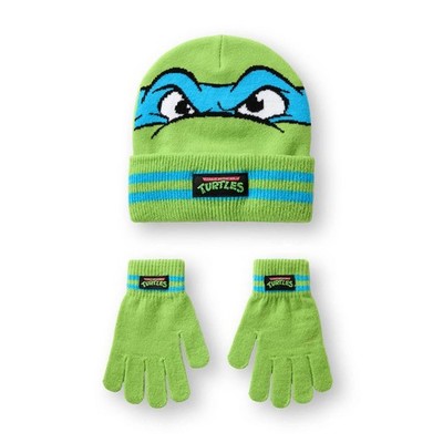 Teenage Mutant Ninja Turtles - Hut- und Handschuh-Set Gesicht für (NS8644)