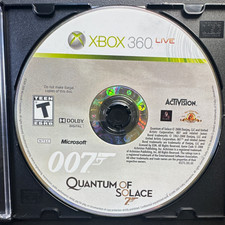 007 James Bond Quantum of Solace xbox 360 Disc only w replacement case Tested