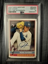 2025 Topps Heritage - Real One Roki Sasaki Rookie Auto Dodgers