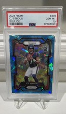 2023 Panini Rookie C.J. Stroud #339 Blue Ice Prizm #/99 (RC) PSA 10 🔥🔥 Texans