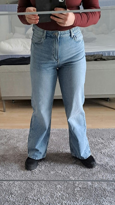 H&M Jeans Hose Wide Ultra High 40
