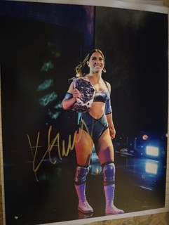 Kendal Grey Rare Belt Photo Signed 8x10 Wwe Nxt
