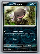 Pokemon TCG SV: Paldean Fates Paldean Wooper 058/091 Reverse Holo