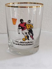 selt. Whisky - Glas 80er J. * FC Vorwärts Frankfurt * DDR DFV Oberliga ASV NVA